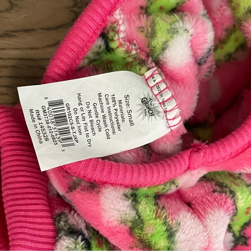 Christmas Themed‎ “The Grinch” Flannel Pet / Dog Pajamas Size Small